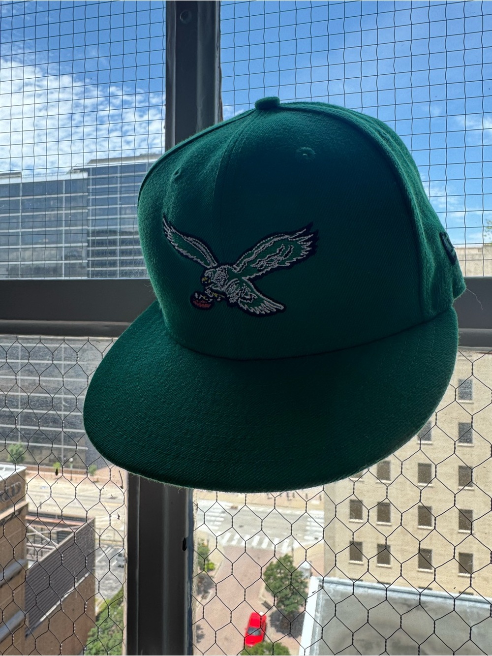 New Era Green 59FIFTY Fitted NFL Hat (7 1/8)